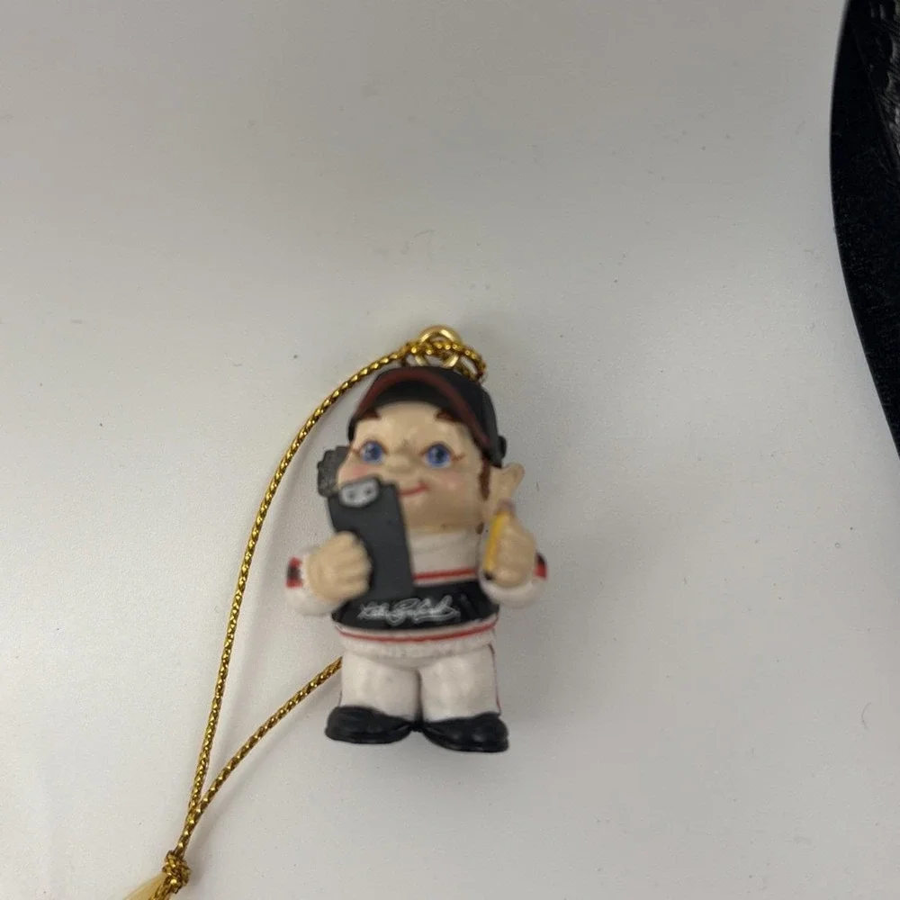 Dale Earnhardt Sr #3 NASCAR Pit Crew Mini Christmas Ornaments Set of 4 (2004)